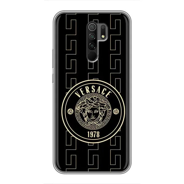 Чохол з принтом «Лого Версаче» для Xiaomi Redmi 9