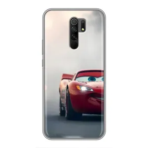 Силіконовий чохол Маквін для Xiaomi Redmi 9 (Швидкісний Маквін)