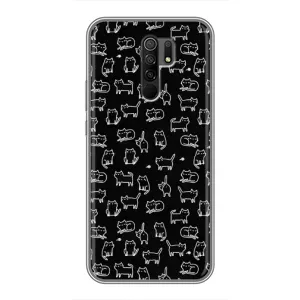 Чохол з принтом «Маленькі котики» для Xiaomi Redmi 9