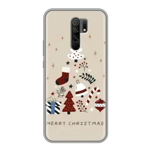 Різдвяні Чохли для Xiaomi Redmi 9 (VPrint)