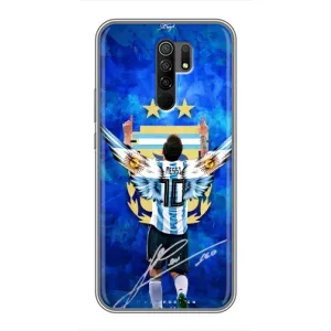 Чохли для Xiaomi Redmi 9 (Leo чемпіон) (AlphaPrint) (Мессі збірна)