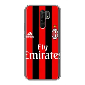 Чехлы для Xiaomi Redmi 9 (VPrint) - Футбольные клубы (Milan)