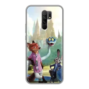 Чохол Зоотрополіс на Xiaomi Redmi 9 (Герої мультфільму Зоотрополіс)