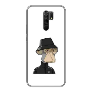Чехлы с Обезьянами NFT для Xiaomi Redmi 9 (AlphaPrint) (обезьяна NFT Adidas)