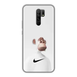 Чехлы с Обезьянами NFT для Xiaomi Redmi 9 (AlphaPrint) (обезьяна NFT Nike)