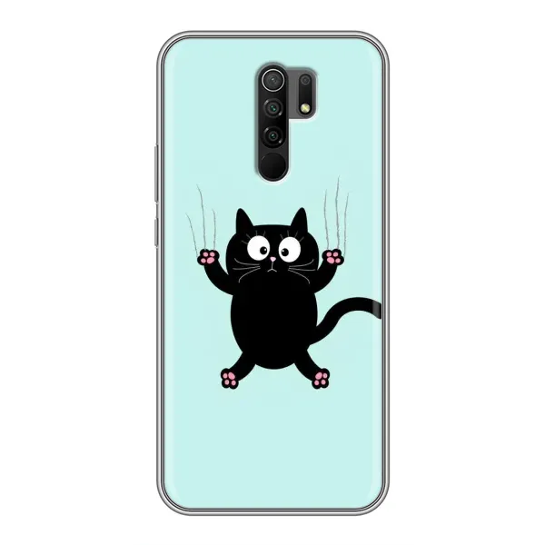 Чохол з принтом «Падаючий кіт» для Xiaomi Redmi 9