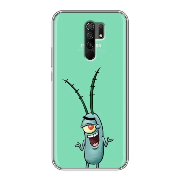 Чохол з принтом «Персонаж Планктон» для Xiaomi Redmi 9
