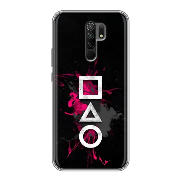 Чохол з принтом «Символи Гра кальмара» для Xiaomi Redmi 9