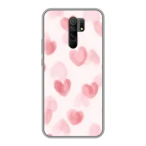 Чохол з розовим принтом для Xiaomi Redmi 9