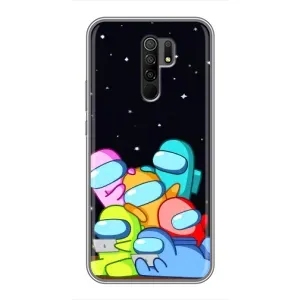 Чохли Амонг Ас для Xiaomi Redmi 9 (AlphaPrint) (Скіни в космосі)