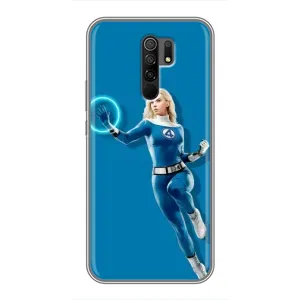 Чохол з принтом Фантастична четвірка для Xiaomi Redmi 9 (Сью Сторм політ)
