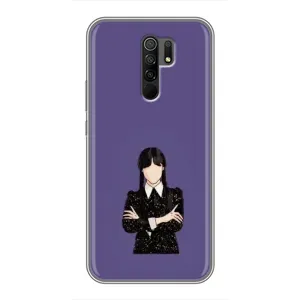Чехлы Венсдей на Xiaomi Redmi 9 Уэнсдей (AlphaPrint)