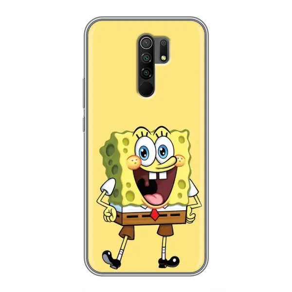 Чохол з принтом «Веселий Спанч Боб» для Xiaomi Redmi 9