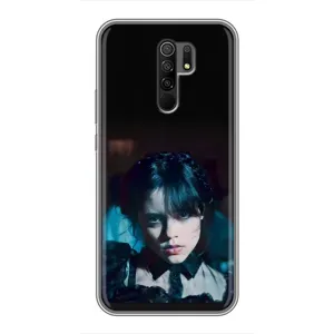Чохли Венсдей на Xiaomi Redmi 9 Уенсдей (AlphaPrint) (погляд Венздей)
