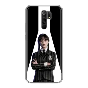Чохли Венсдей на Xiaomi Redmi 9 Уенсдей (AlphaPrint) (W-Wednesday)