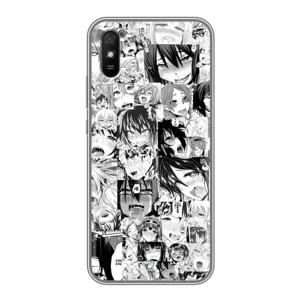 Чехол с принтом «Ahegao manga» для Xiaomi Redmi 9A Чехол с принтом «Ahegao manga» для Xiaomi Redmi 9A