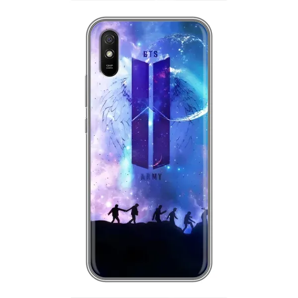 Чехол с принтом «Army BTS» для Xiaomi Redmi 9A Чехол с принтом «Army BTS» для Xiaomi Redmi 9A
