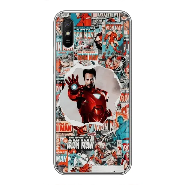Чехол с принтом «Айронмен» для Xiaomi Redmi 9A Чехол с принтом «Айронмен» для Xiaomi Redmi 9A