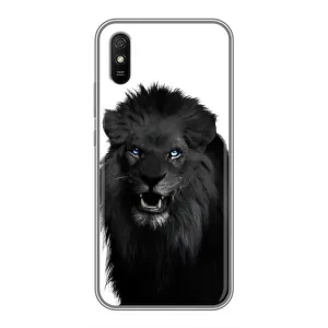 Чохли з картинкою животних Xiaomi Redmi 9A (Чорний ЛЕВ)