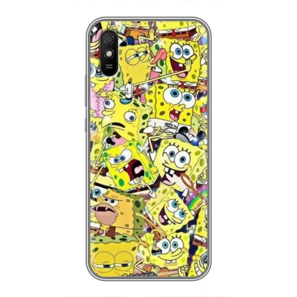 Чохол з принтом «Емоції Спан Боба» для Xiaomi Redmi 9A Чохол з принтом «Емоції Спан Боба» для Xiaomi Redmi 9A