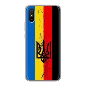 Украинские Чехлы для Xiaomi Redmi 9A с картинкой УПА (AlphaPrint) (Флаг УПА)