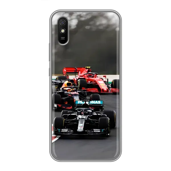 Чехол с принтом «Гонка Формула 1» для Xiaomi Redmi 9A Чехол с принтом «Гонка Формула 1» для Xiaomi Redmi 9A