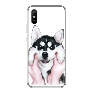 Чехол с Хаски для Xiaomi Redmi 9A - (AlphaPrint)