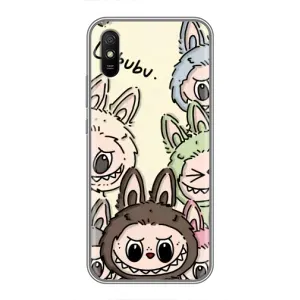 Чохол з Лабубу на Xiaomi Redmi 9A (Золота мавпа Bored Ape)