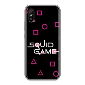 Чехол Гра в кальмара для Xiaomi Redmi 9A (Паттерн Игра кальмара)