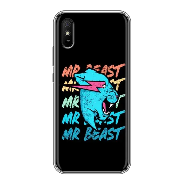 Чохол з принтом «logo Mr beast» для Xiaomi Redmi 9A Чохол з принтом «logo Mr beast» для Xiaomi Redmi 9A