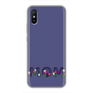 Чехол с принтом «Мама в цветах» для Xiaomi Redmi 9A