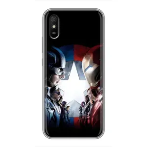 Чехол с принтом «Марвел стайл» для Xiaomi Redmi 9A