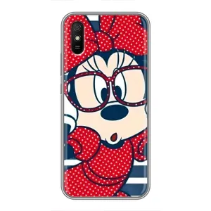 Эксклюзивный чехол для Xiaomi Redmi 9A (AlphaPrint - Мультяшные) (Маус в очках)