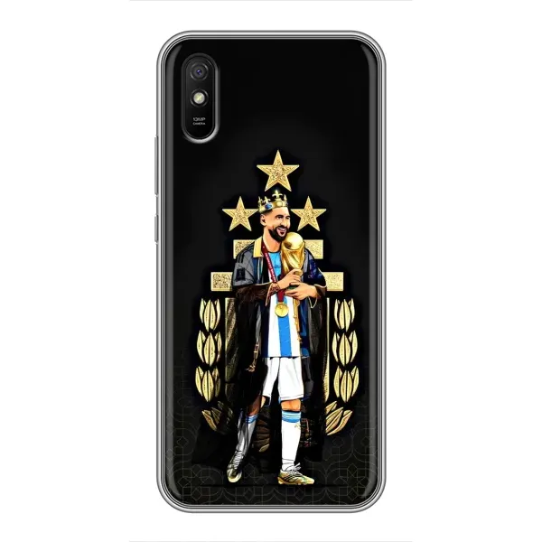 Чехол с принтом «Месси Король» для Xiaomi Redmi 9A Чехол с принтом «Месси Король» для Xiaomi Redmi 9A