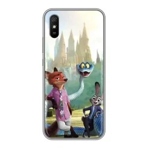 Чехол Зоотрополіс на Xiaomi Redmi 9A (Герои мультфильма Зверополис)