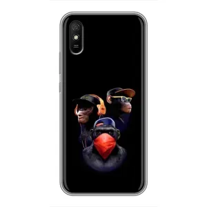 Чехол с принтом «Три обезьяны» для Xiaomi Redmi 9A