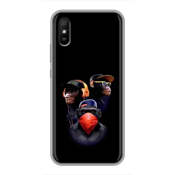 Чехол с принтом «Три обезьяны» для Xiaomi Redmi 9A Чехол с принтом «Три обезьяны» для Xiaomi Redmi 9A