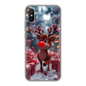 Чехол с принтом «Олень среди подарков» для Xiaomi Redmi 9A
