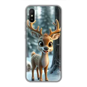 Чехол с принтом «Олененок в лесу» для Xiaomi Redmi 9A