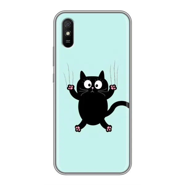 Чохол з принтом «Падаючий кіт» для Xiaomi Redmi 9A