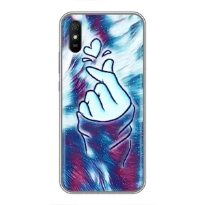 Чохол з принтом «Радужне серце» для Xiaomi Redmi 9A