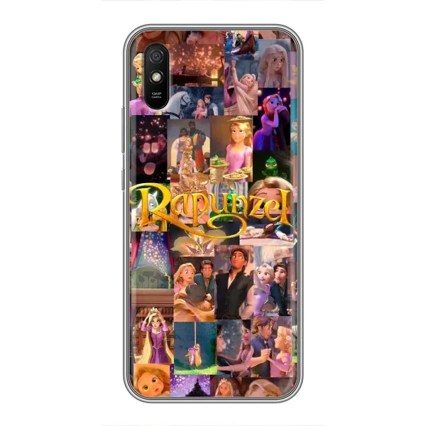 Чехол с принтом «Коллаж Рапунцель» для Xiaomi Redmi 9A Чехол с принтом «Коллаж Рапунцель» для Xiaomi Redmi 9A