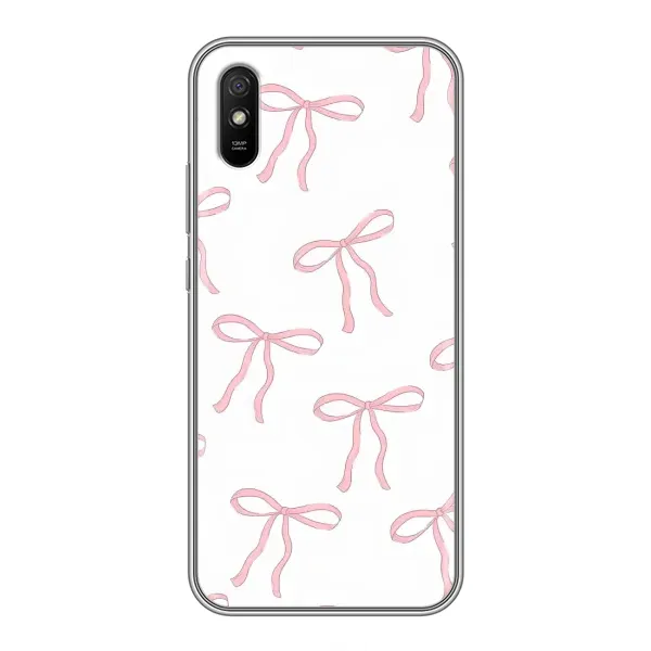 Чехол с принтом «Розовые бантики» для Xiaomi Redmi 9A Чехол с принтом «Розовые бантики» для Xiaomi Redmi 9A
