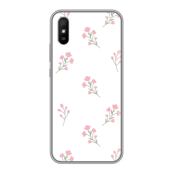 Чохол з принтом «Рожеві квіти» для Xiaomi Redmi 9A Чохол з принтом «Рожеві квіти» для Xiaomi Redmi 9A