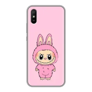 Чохол з Лабубу на Xiaomi Redmi 9A (Рожевий Лабубу)