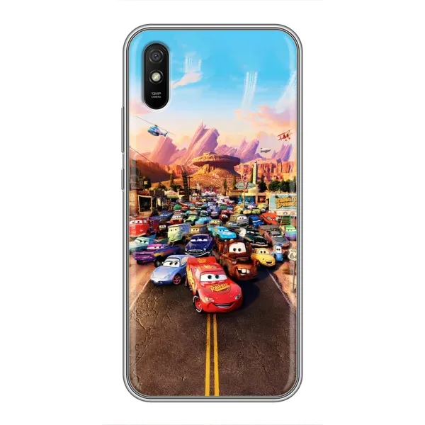 Чехол с принтом «Тачки на трассе» для Xiaomi Redmi 9A Чехол с принтом «Тачки на трассе» для Xiaomi Redmi 9A