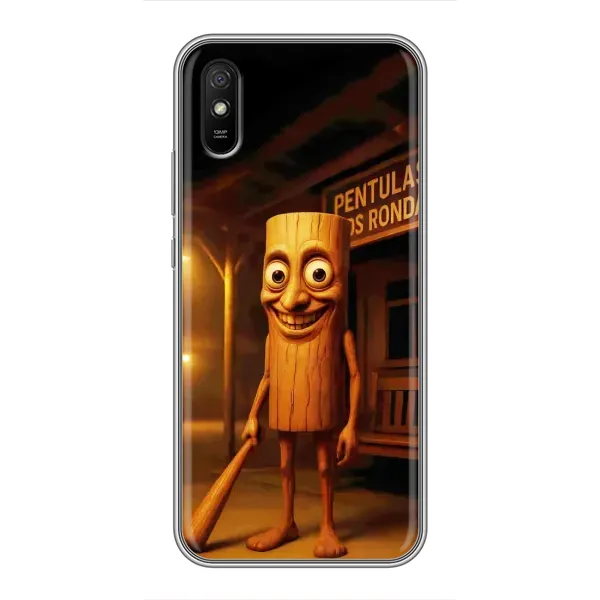 Чехол с принтом «Тунг тунг сахур» для Xiaomi Redmi 9A Чехол с принтом «Тунг тунг сахур» для Xiaomi Redmi 9A