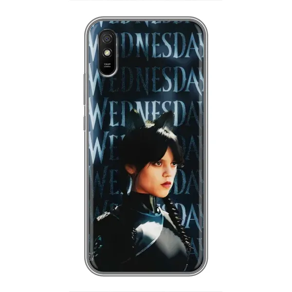 Чехол с принтом «Уэнздей кошка» для Xiaomi Redmi 9A Чехол с принтом «Уэнздей кошка» для Xiaomi Redmi 9A