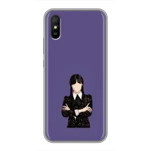 Чохли Венсдей на Xiaomi Redmi 9A Уенсдей (AlphaPrint)