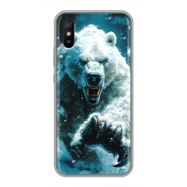 Чехол с принтом «Полярный медведь» для Xiaomi Redmi 9A Чехол с принтом «Полярный медведь» для Xiaomi Redmi 9A